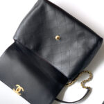 Chanel Maxi Flap Bag With Top Handle AS5543 Black